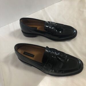 Bostonian Black Tassel Loafers - 2